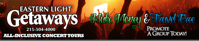 Eastern Light Getaways All-Inclusive Concert Tours Header